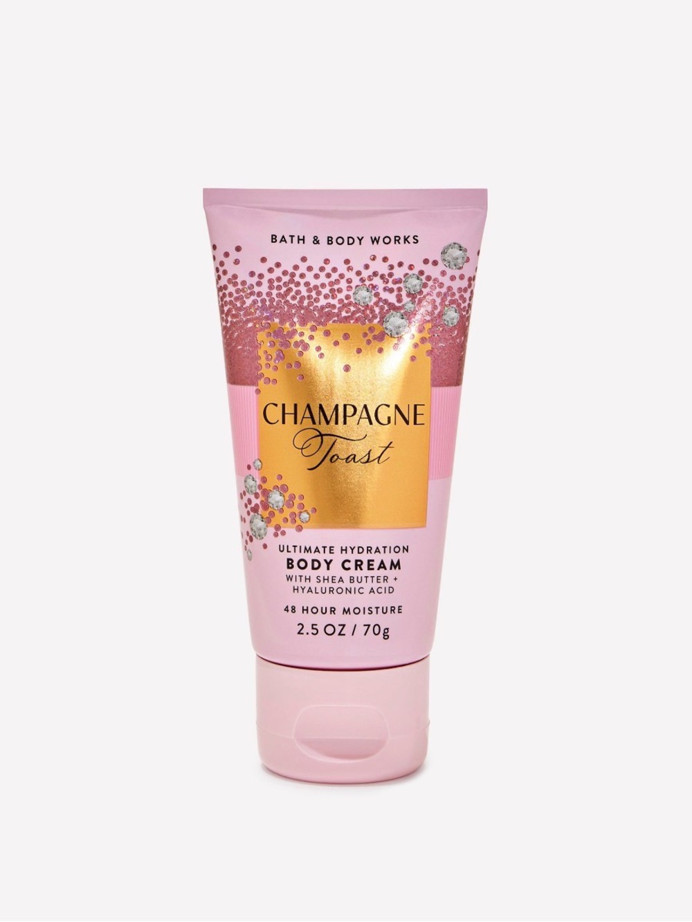 Bath & Body Works Champagne Toast Pink & Gold Body Cream